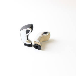 Poignée de levier de vitesse automatique Peugeot en cuir noir beige, ajustement ergonomique, Europe - Product Image 2