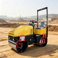 Qualité Fiable - Compacteur de Route à Double Tambour Vibratoire de 1 Tonne SAUER - Pompe Hydraulique FYL-890 Moteur