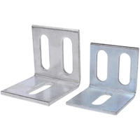 Soporte de Esquina en L de Acero Galvanizado Personalizado de Alta Resistencia para Construcción OEM