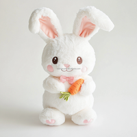 Vente en gros de jouets en peluche animaux, mini figurine de dessin animé, jouets en peluche lapin doux