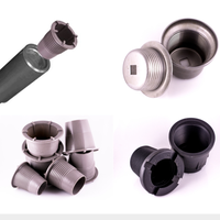 Protecteur de filetage de tuyau de forage 3-1/2 "IF | Capuchon d'accessoires de tuyau de forage de champ pétrolifère robuste en plastique