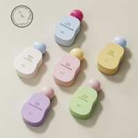 Nouvelle bouteille cosmétique ronde soufflée en PP de 50 ml avec bouchon intérieur et capuchon extérieur électroplaqué/sablé – Contenant vide
