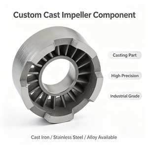 Impulsor de Turbina Impreso en 3D con Tecnología DMLS de Inconel 718 Resistente a Altas Temperaturas para Piezas Aeroespaciales - Product Image 1