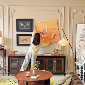 Домашний Декор Новый китайский стиль восемь диаграмм Висячие картины мультфильм высокого класса постмодерн настенное искусство для гостиной - Product Image 6