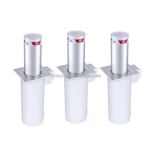 Bolardo Hidráulico Automático IP68 Cuadrado de Empotrar con Luces LED de Colores - Product Image 1