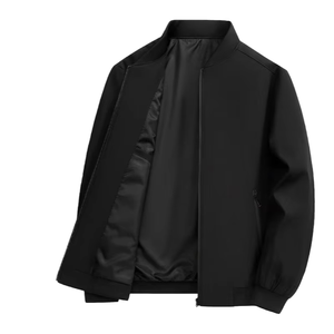 Chaqueta Varsity de Invierno para Hombre, Ligera, Casual, Ecológica, Resistente al Viento, Transpirable, con Cierre Frontal, al por Mayor - Product Image 1