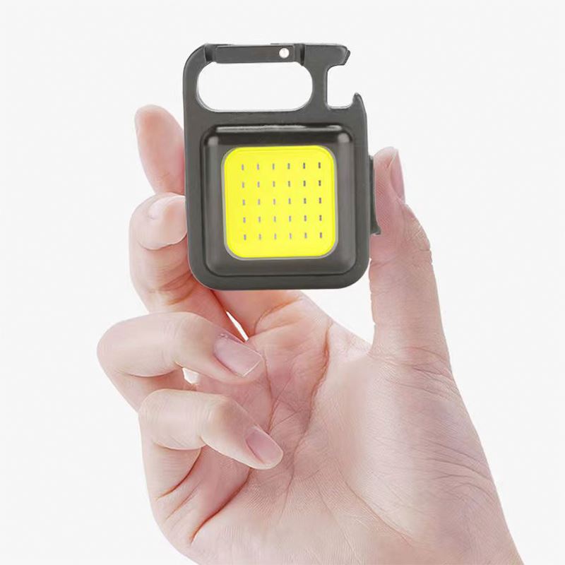 Портативный Карманный EDC брелок светодиодный факел USB перезаряжаемый мини-брелок фонари