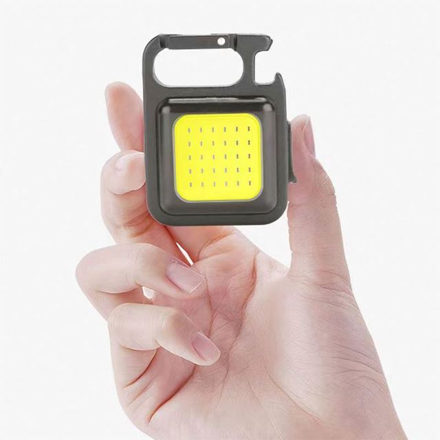 Portable Pocket EDC Keychain Led Torch USB Rechargeable Mini Key Chain Flashlights