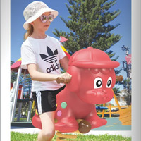 Cheval à Bascule de Jardin pour Maternelle, Équipement de Fitness Public Extérieur pour Parc et Place Publique