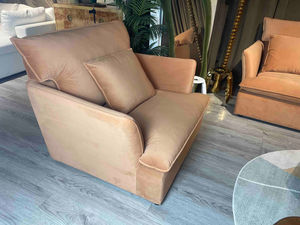 Nuevo Sofá Nórdico Extra Suave 2026 con Tapicería de Tela Rosa, Relleno de Plumas, Sofá Cómodo para Sala de Estar - Product Image 4