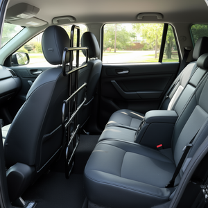 Barrière de voiture universelle réglable pour chien, 42x28,75 pouces, séparateur en métal pour voitures, camions, SUV, produit de voyage pour animaux de compagnie - Product Image 2