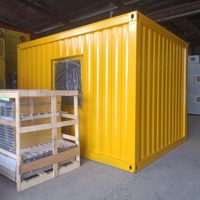 Maison mobile en conteneur en acier moderne, préfabriquée, de 20 pieds ou 40 pieds, pour jardin, stockage, habitation
