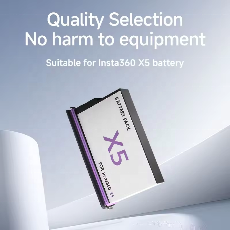 High Quality Insta 360 X5 2800mAh Lithium Li-Ion Spare Battery Digital Batteries for Insta 360 One X5 Action Sports Camera