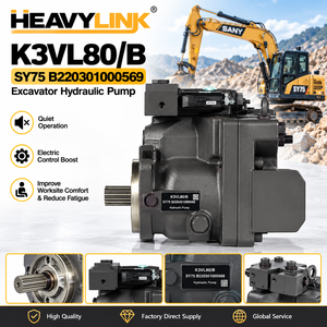 K3VL80 B ปั๊มไฮดรอลิกสำหรับรถขุด SY75 B220301000569 อะไหล่ปั๊มหลักสำหรับ Sany - Product Image 1