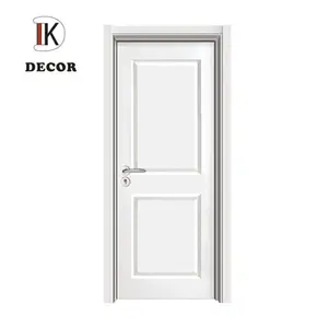 China Supplier Wholesale Latest Design puertas Wooden Interior Prehung White Mould Door