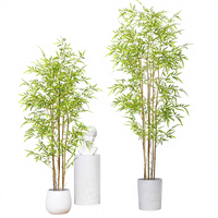 Bambous artificiels décoratifs d'intérieur et d'extérieur, résistants aux UV, écologiques, résistants à l'eau, légers, pour hôtels