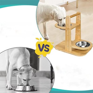 El fabricante suministra comederos de madera para mascotas, cuencos dobles para perros, soportes de madera maciza para cuencos de gatos y soportes para cuencos de perro. - Product Image 4