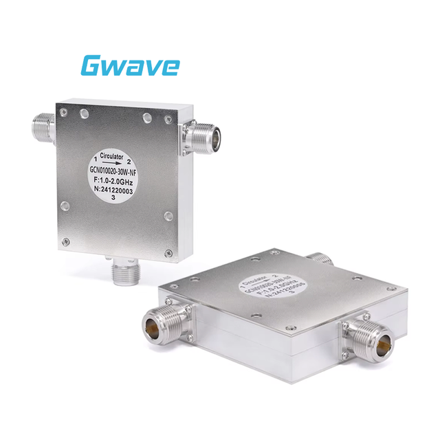 RF Circulator with 15dB Isolation 30 Watts N Female-for 1GHz to 2GHz