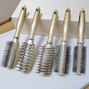 Uv độ bóng cao thời trang nhà Bàn chải tóc ABS xử lý hình bầu dục đệm không khí ướt/khô da đầu massage Vent Styling <span class=keywords><strong>Com</strong></span> Nylon mái chèo ướt/khô sử dụng - Product Image 6