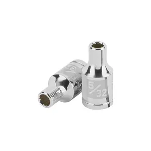 Boîte de 6 douilles à 12 points de 5/32 po, entraînement 1/4 po, TRUPER - Product Image 1