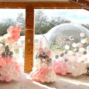 Tente à bulles géante en cristal transparente pour l'extérieur, tente à bulles gonflable avec ballons, maison à bulles gonflable - Product Image 6