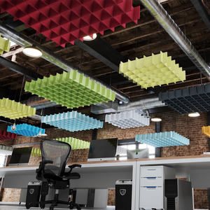 Panneaux insonorisants Suspension et esthétique rythmique Baffle de plafond d'art <span class=keywords><strong>acoustique</strong></span> ignifuge Panneau de plafond <span class=keywords><strong>acoustique</strong></span> en PET - Product Image 6
