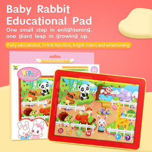 Tableta de aprendizaje inteligente <span class=keywords><strong>para</strong></span> niños de <span class=keywords><strong>preescolar</strong></span>, juguete educativo de zoológico inglés - Product Image 3