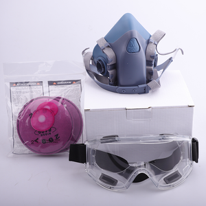 N95 सिलिकॉन धूल मास्क 7502-वेल्डिंग, पीसने, नवीनीकरण, ग्रोविंग और धूल संरक्षण के लिए - Product Image 1