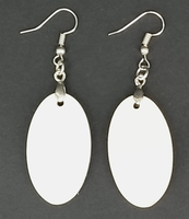 Boucles d'oreilles en bois MDF vierges en forme de goutte d'eau pour femmes, personnalisables par sublimation à chaud, double face, vente en gros