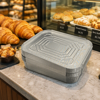 Plateau de cuisson rond en aluminium, plaque à pizza jetable, qualité alimentaire, personnalisable avec couvercle, compatible micro-ondes, pour usage traiteur, OEM