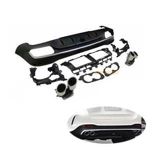 Diffuseur GLE53 en ABS, lèvre de pare-chocs arrière pour <span class=keywords><strong>Mercedes</strong></span> <span class=keywords><strong>Benz</strong></span> Classe <span class=keywords><strong>GLE</strong></span> W167, kit carrosserie AMG 2020 <span class=keywords><strong>2021</strong></span> 2022+ - Product Image 2