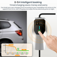 Chargeur EV Junsun Type 2 monophasé 250V 7KW, chargeur portable rapide pour véhicules électriques, boîte de charge EV 32A 4m/8m/10m, chargeur avec prise CEE