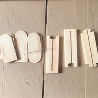 Pièces d'érable en forme d'arche signe de Table commémorative de mariage blocs de bois ébauches de bois Plaque en bois d'érable pour bricolage artisanat d'art