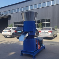 Nouvelle machine à granulés de petite taille - Décharge uniforme, sans blocage, granulateur à matrice plate, matériaux secs/humides, 380V, garantie de 3 mois