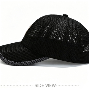 Full Mesh Tactical Baseball <b>Cap</b> <b>Camo</b> Patch Custom Logo Breathable Quick Dry Outdoor Sports Adjustable Trucker Hat Unisex - Product Image 5