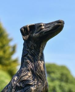 รูปปั้นสวนอลูมิเนียมรูปปั้นสุนัขขนาดชีวิตออกแบบประติมากรรมสัตว์สุนัขที่สมจริงในราคาถูก - Product Image 6