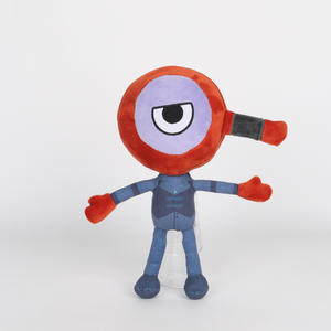 HECION Nouveauté Peluche Dandy Bleu-Gris <span class=keywords><strong>Ping</strong></span>-<span class=keywords><strong>Pong</strong></span> et Rouge <span class=keywords><strong>Ping</strong></span>-<span class=keywords><strong>Pong</strong></span> Jouet Anime Game Merchandise Poupée - Product Image 2