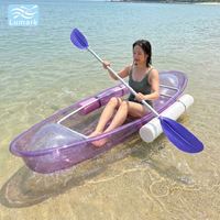 Sac flottant latéral transparent pour siège de kayak en cristal coloré avec kit complet pour usine de fabrication de stations balnéaires Lumark Professional de Chine