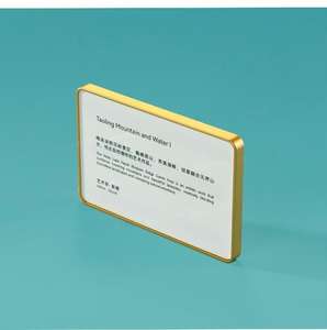 Assurance qualité Haut de gamme personnalisé Guide Sign Logo Cartes à collectionner personnalisées Plaque signalétique - Product Image 4