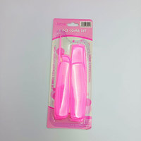 Ensemble de peignes à cheveux en plastique portables multicolores, kit de coiffure pour salon et maison, emballage sous blister