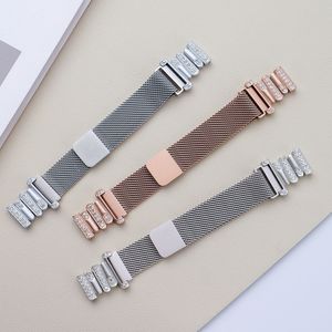 <span class=keywords><strong>Bracelet</strong></span> de montre intelligent de luxe en acier inoxydable <span class=keywords><strong>milanais</strong></span> pour femmes et hommes, compatible avec les montres de 40 mm, 41 mm, 44 mm, 45 mm – Idéal pour le dropshipping - Product Image 1