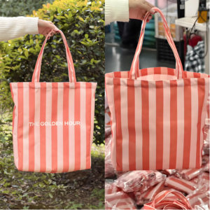 Nhà Máy Bán buôn tái sử dụng hàng tạp hóa túi với logo tùy chỉnh in logo canvas shopping Tote Bag OEM ODM - Product Image 4