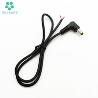 Câble d'alimentation à angle droit DC 3511 35135 4017 47517 avec prise mâle cylindrique à extrémité ouverte vers prise DC 4.0*1.7MM