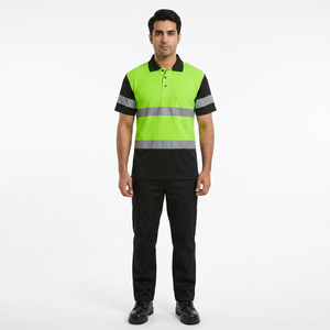 Streetwear High Visibility Breathable Male Reflective Safety Polo T-<b>shirt</b> <b>Men</b> Hi Vis <b>Work</b> Wear Waterproof Anti-Static <b>Shirt</b> Boys - Product Image 1