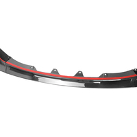 Bumper mobil serat karbon, bibir depan gaya V untuk BMW M3 4-pintu/M4 G82 G83 2 pintu 2021 + G80 G82 G83
