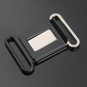 Hebilla Metálica Deslizante Plateada Resistente para Accesorios de Bolsos - Product Image 1