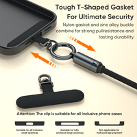 Kabel Lanyard Nylon Type-C ke Type-C 0.3m/1.2m 240W dengan Pengisian Cepat PD untuk Ponsel & Penggunaan Saat Bepergian