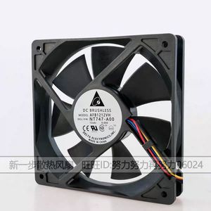 เดลต้า Afb1212Vh 120x120x38 มม. 12V 0.6A พัดลมแชสซี 4 สาย PWM ลูกปืน - Product Image 2