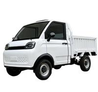 Camionnette électrique à 4 roues certifiée EEC, moteur 2200W, batterie 72V105A, caisse de chargement en acier, mini camion de livraison électrique