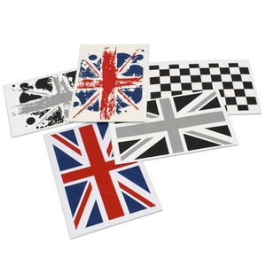 1 pieza Universal Union Jack accesorios de coche PVC freno de mano calcomanías <span class=keywords><strong>pegatina</strong></span> Para Auto para <span class=keywords><strong>Mini</strong></span> <span class=keywords><strong>Cooper</strong></span> One Jcw S Clubman - Product Image 5